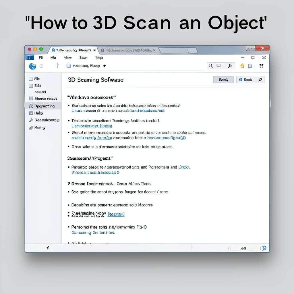 How to 3D Scan an Object: Beginner-Friendly Digital Capture Method