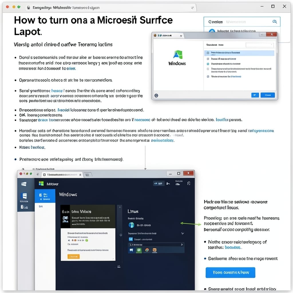 How to Turn On Microsoft Surface Laptop: Quick Start Guide for Beginners