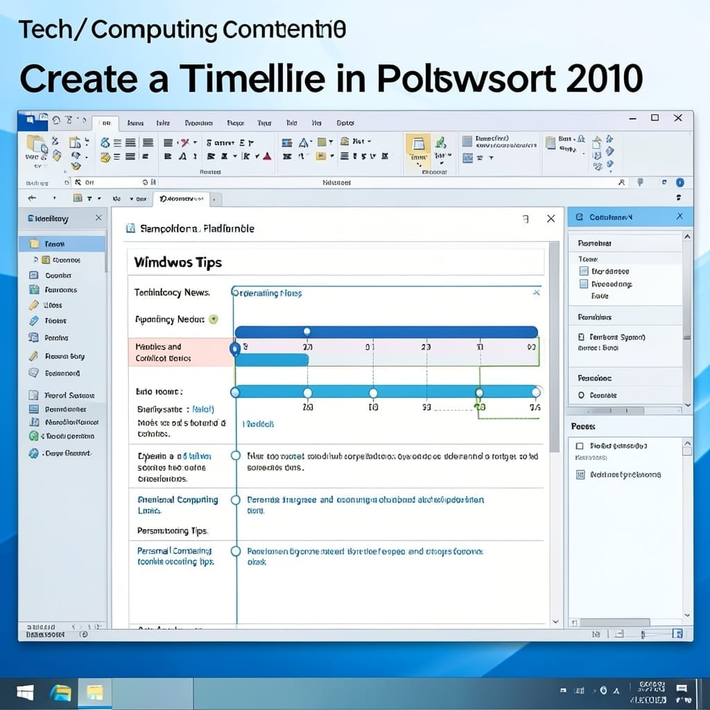 Create a Timeline in PowerPoint 2010: Step-by-Step Visual Guide