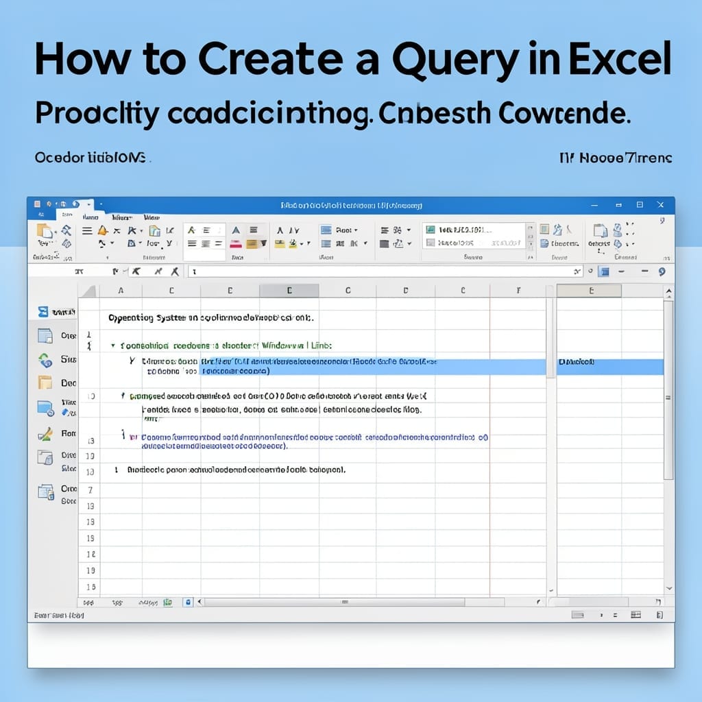 How to Create a Query in Excel: Step by Step Data Extraction