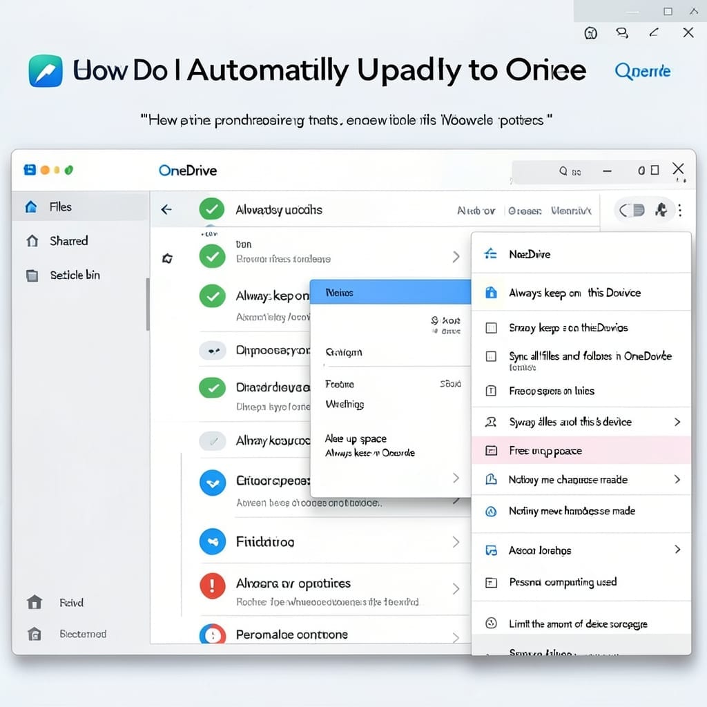 How Do I Automatically Upload Files to OneDrive: Effortless Cloud Sync Setup