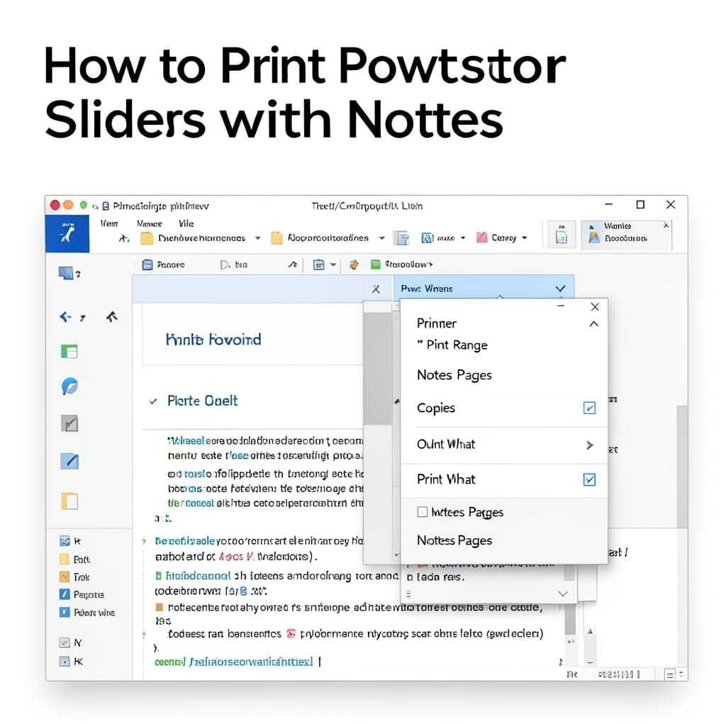 How to Print PowerPoint Slides With Notes: Speaker View Made Simple