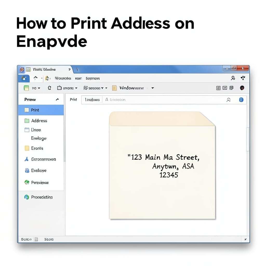 How To Print Address On Envelope: Perfectly Centered Every Time