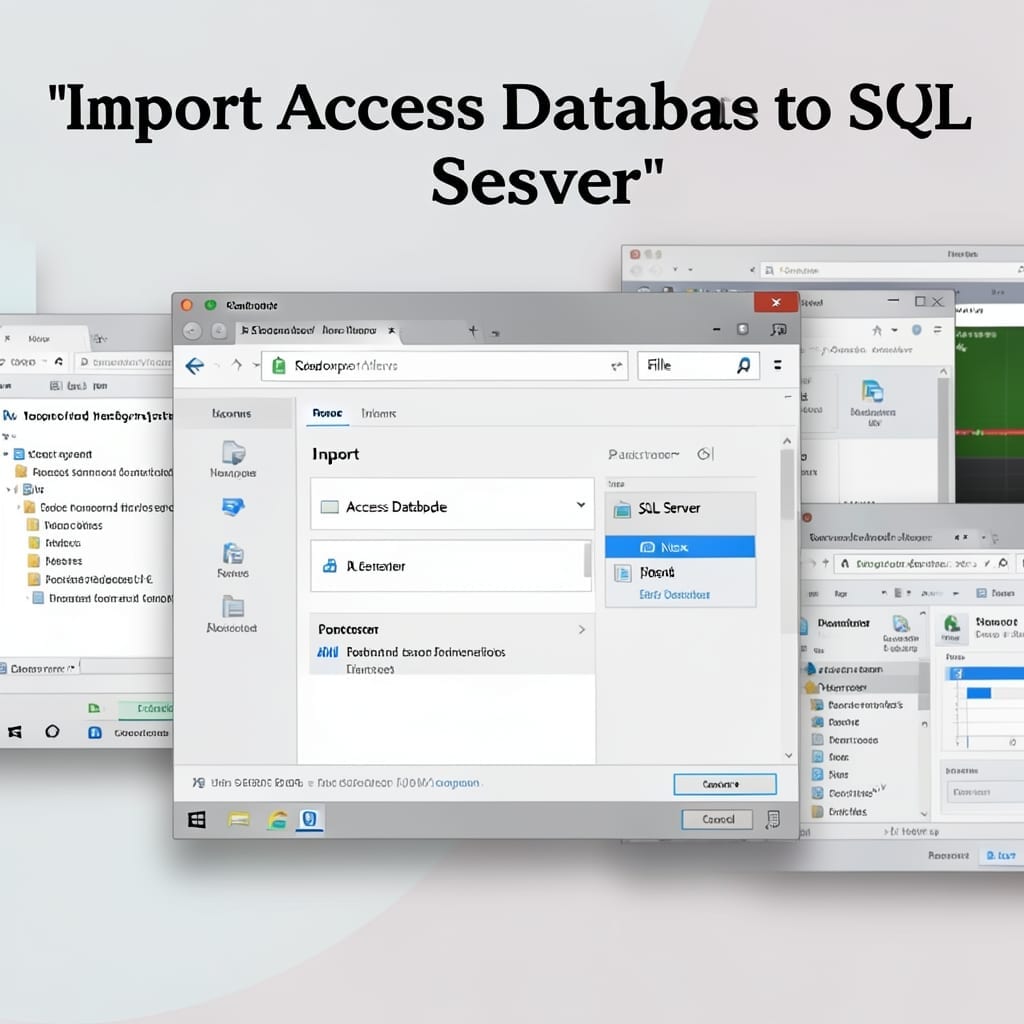 Import Access Database To SQL Server: Step By Step Migration Guide