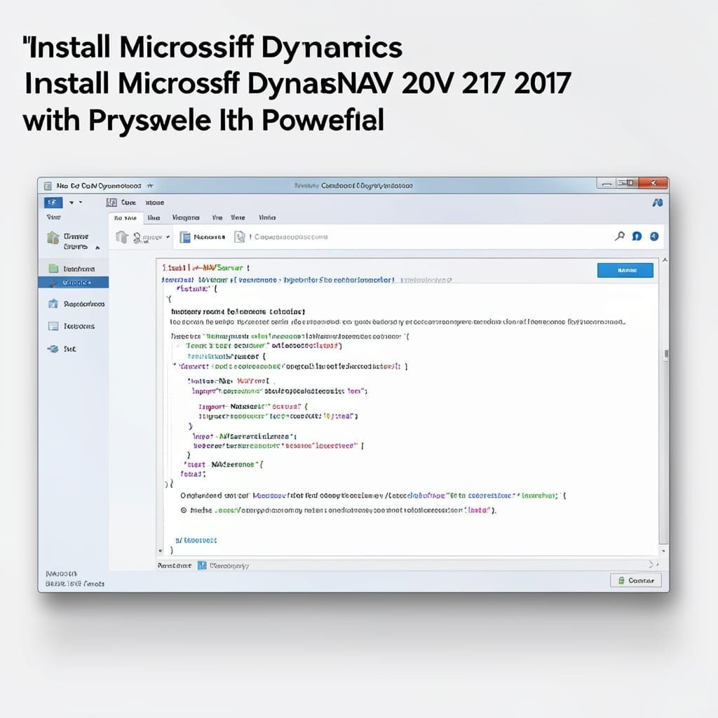 Install Microsoft Dynamics NAV 2017 With PowerShell: Streamlined Deployment Script