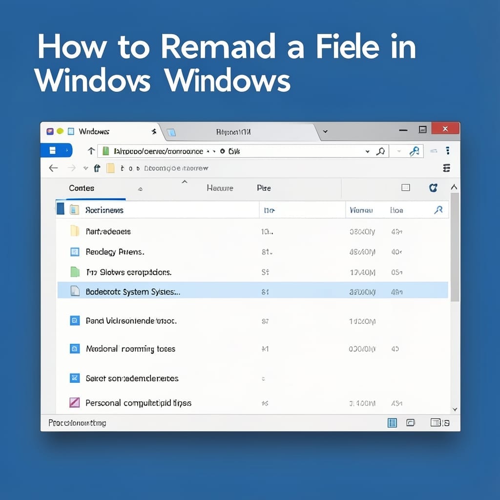 How To Rename A File In Windows 11: Simple Right-Click Method