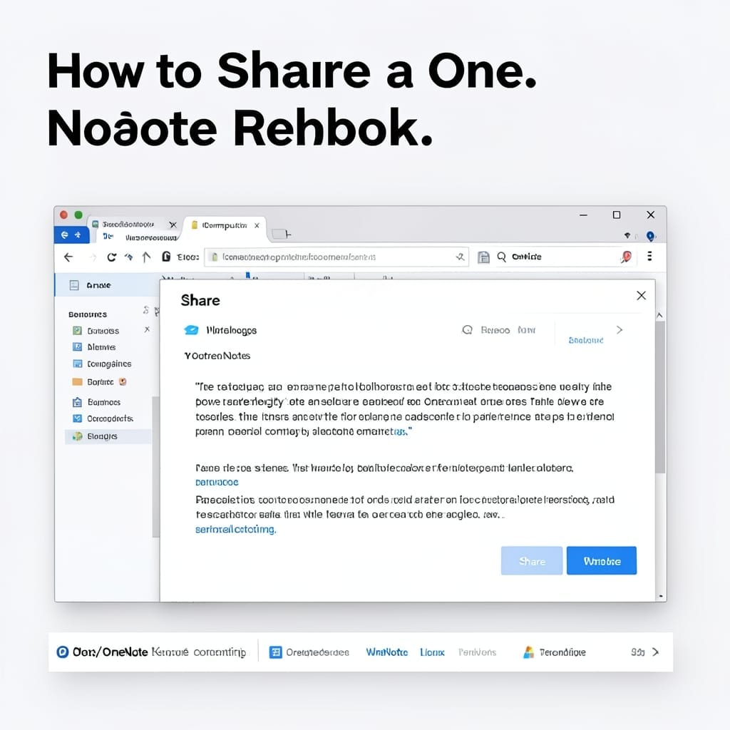 How To Share A OneNote Notebook: Simple Collaboration Setup