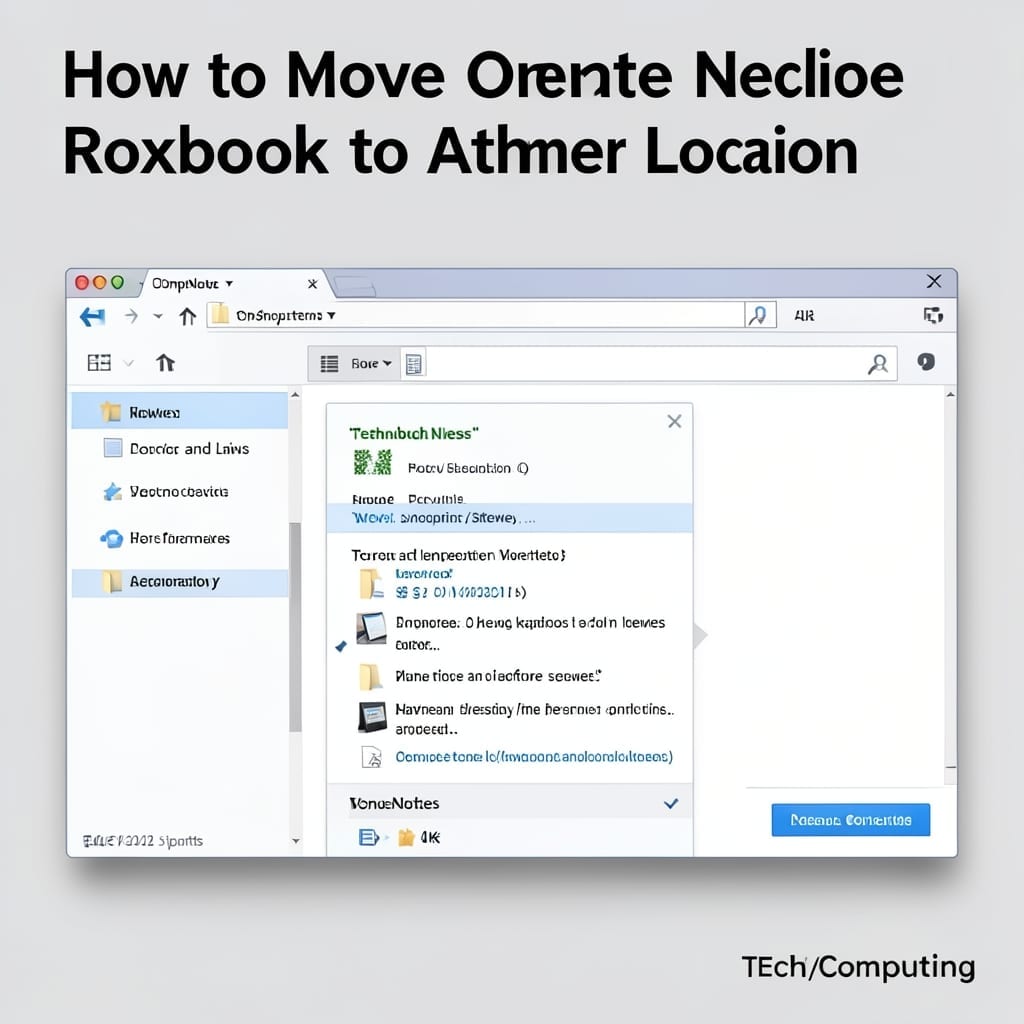 How to Move OneNote Notebook to Another Location: Foolproof File Transfer Method
