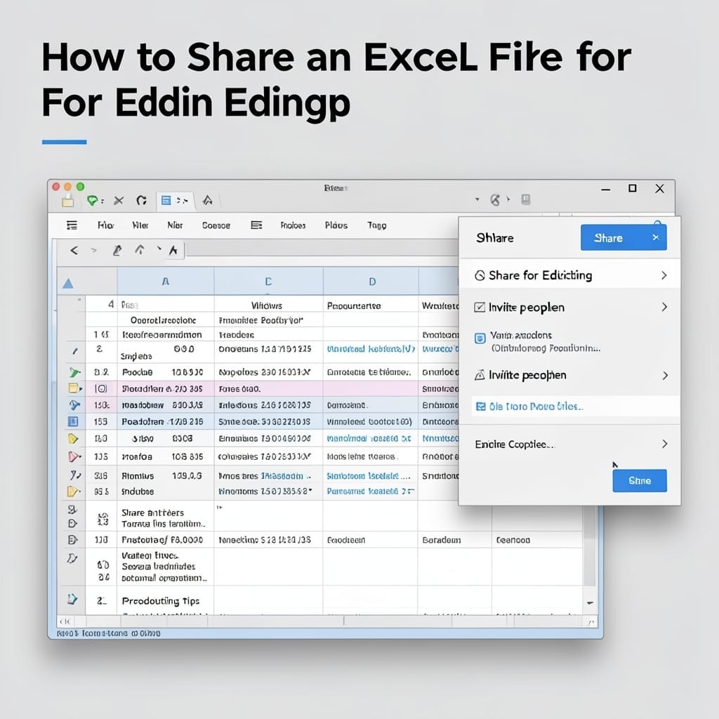 How to Share an Excel File for Editing: Real-Time Collaboration Made Simple