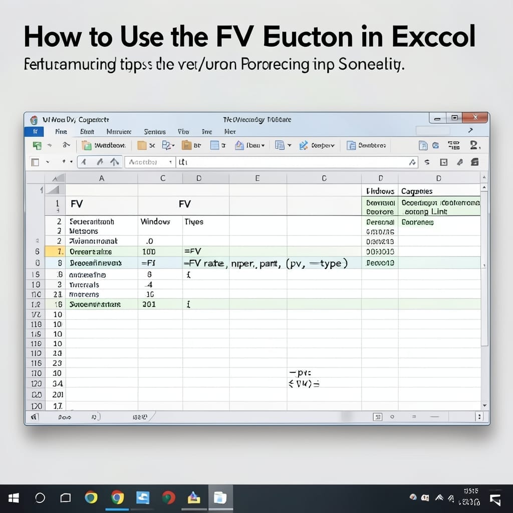 How to Use FV Function in Excel: Practical Examples for Error-Free Calculations