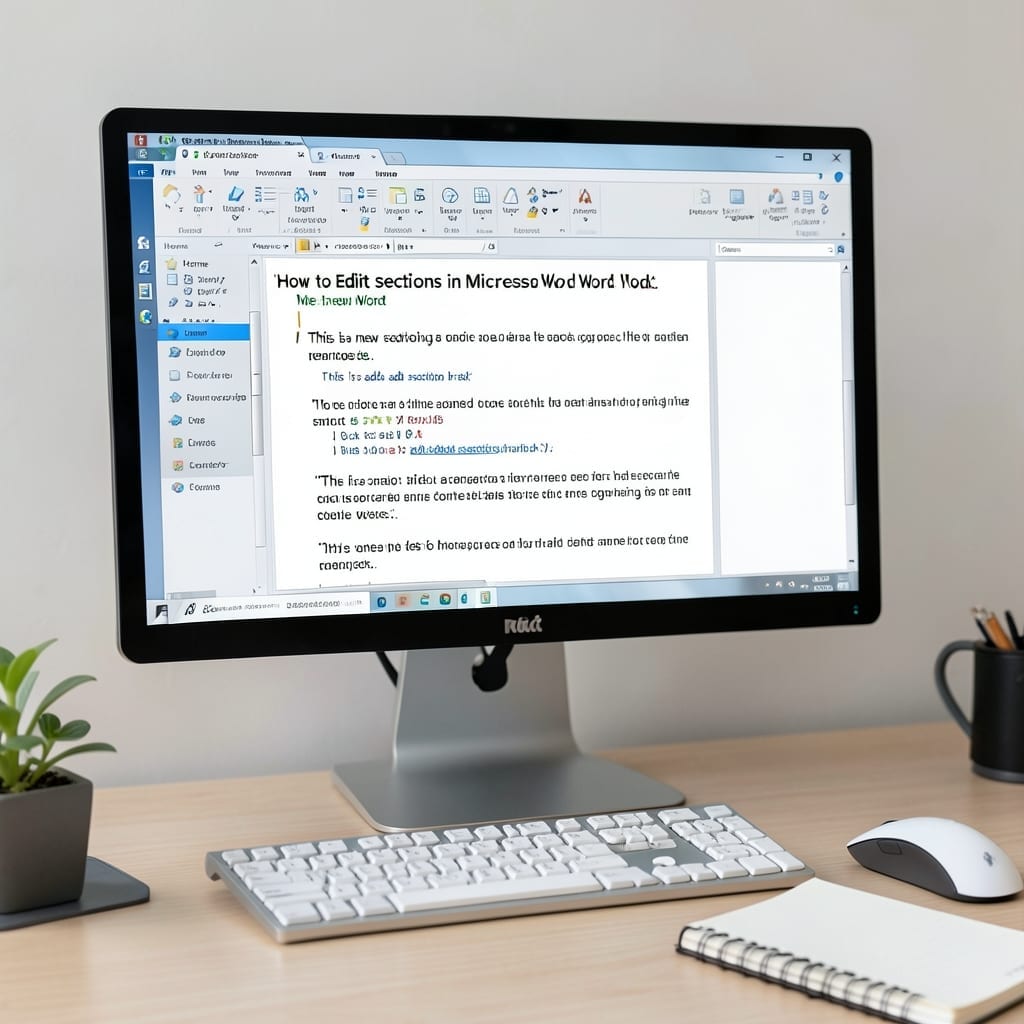 How To Edit Sections In Word: Simple Steps for Perfect Documents