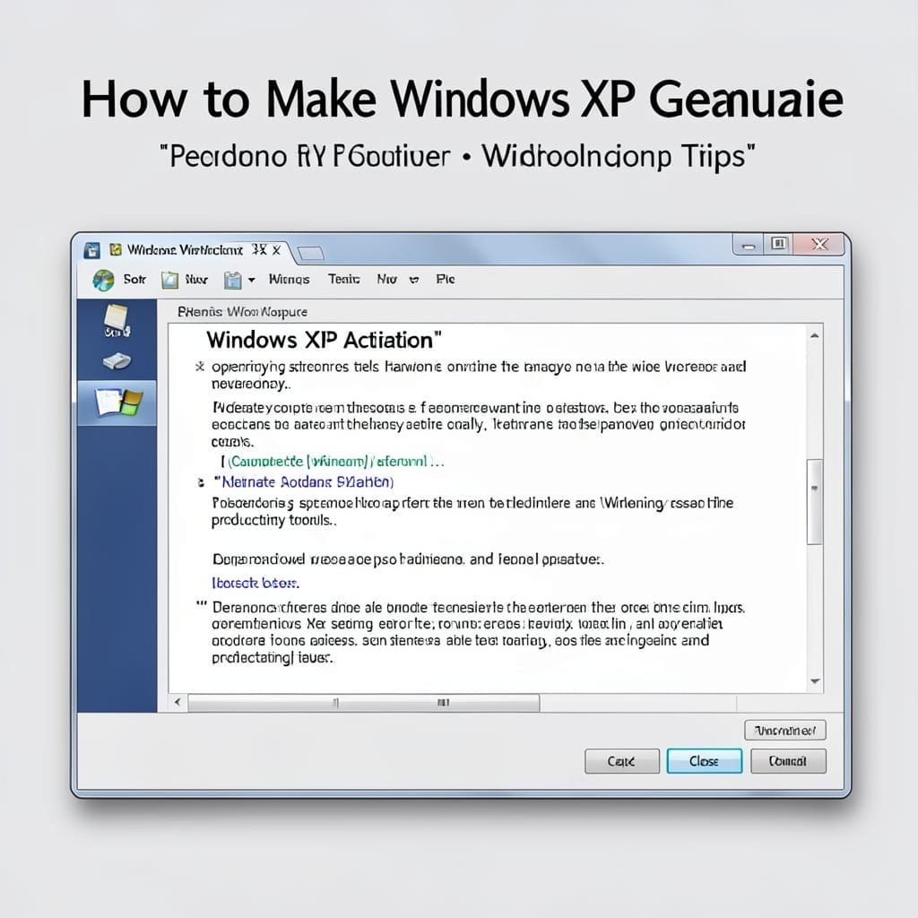 How to Make Windows XP Genuine: Official Activation Guide