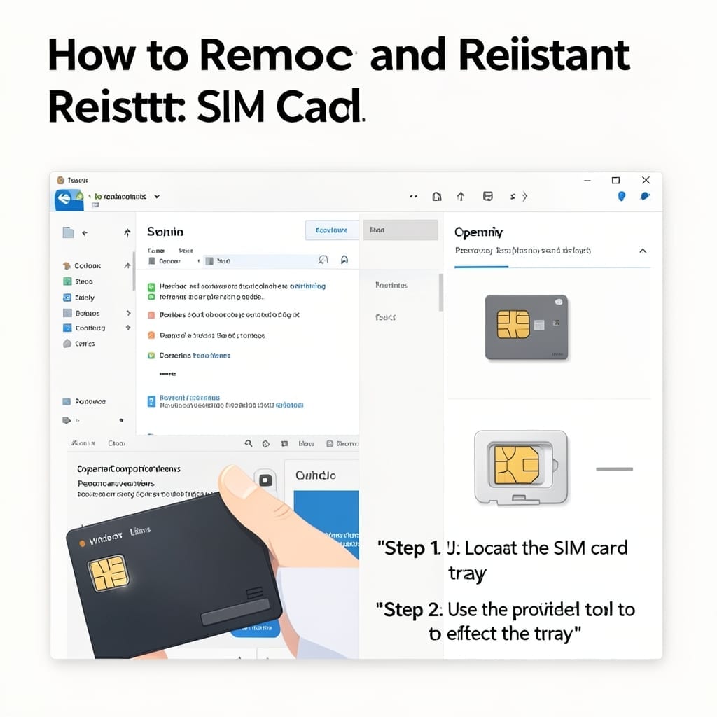 How To Remove And Reinsert SIM Card: Step-By-Step Device Guide