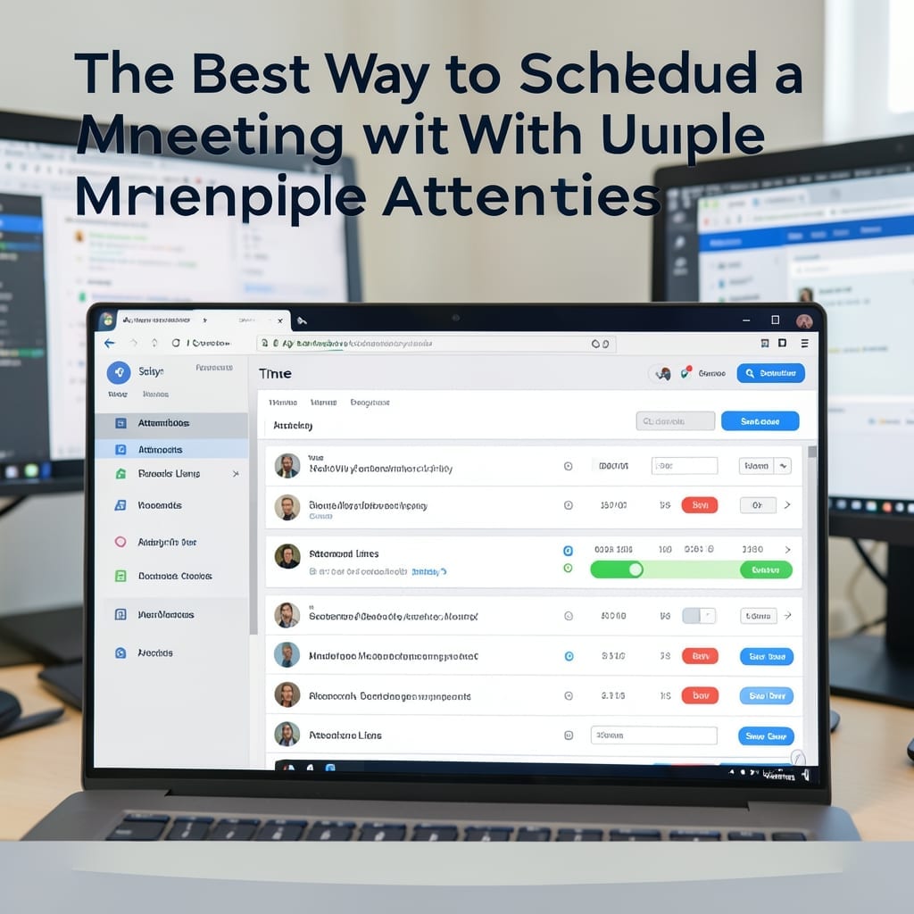 Best Way to Schedule a Meeting With Multiple Attendees: Streamlined Coordination in Minutes