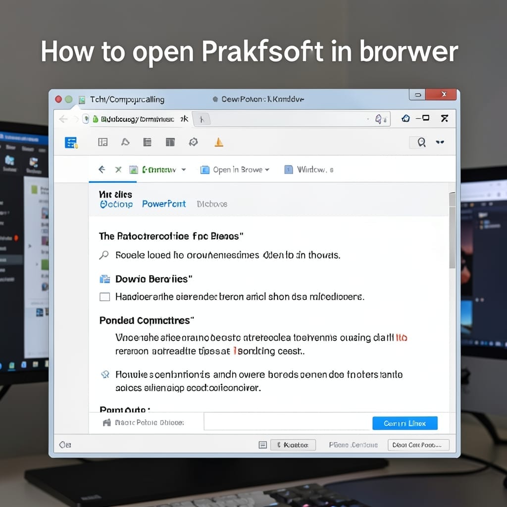 How To Open PowerPoint In Browser: Direct Web Access Without Installation
