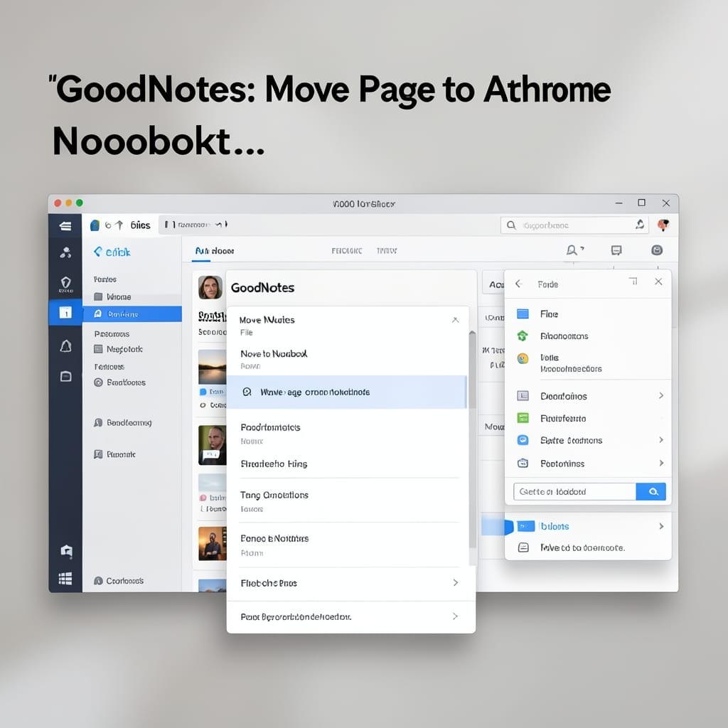 Goodnotes Move Page to Another Notebook: Quick Drag-and-Drop Method