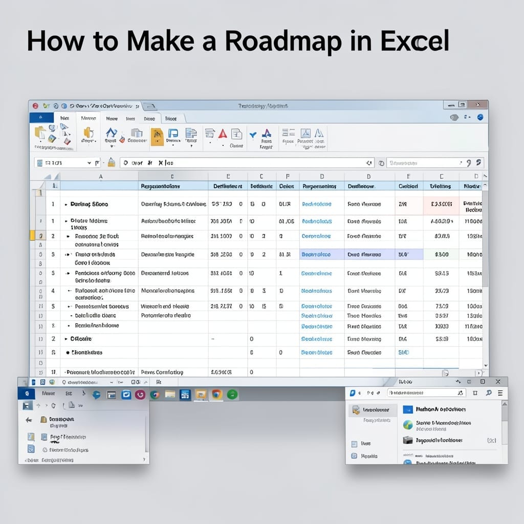 How to Make a Roadmap in Excel: Step-by-Step Visual Planning Guide