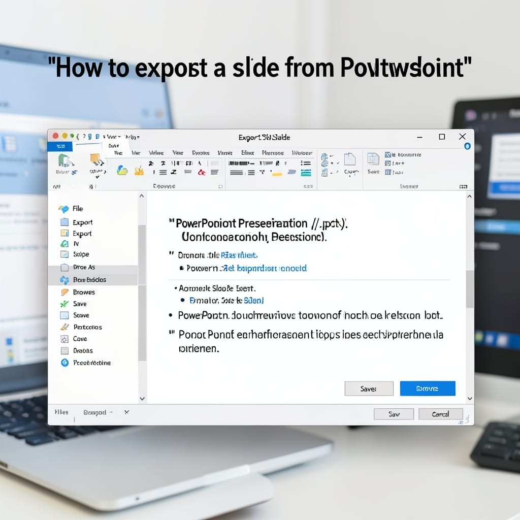 How To Export A Slide From PowerPoint: Simple Save As Steps