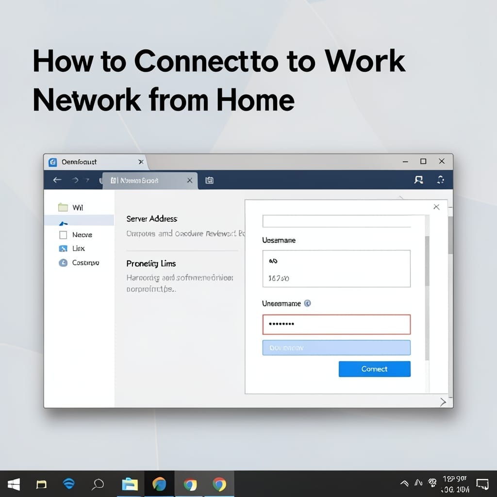 How To Connect To Work Network From Home: Secure VPN Setup Guide