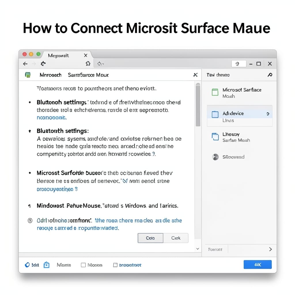 How to Connect Microsoft Surface Mouse: Bluetooth Pairing in Seconds