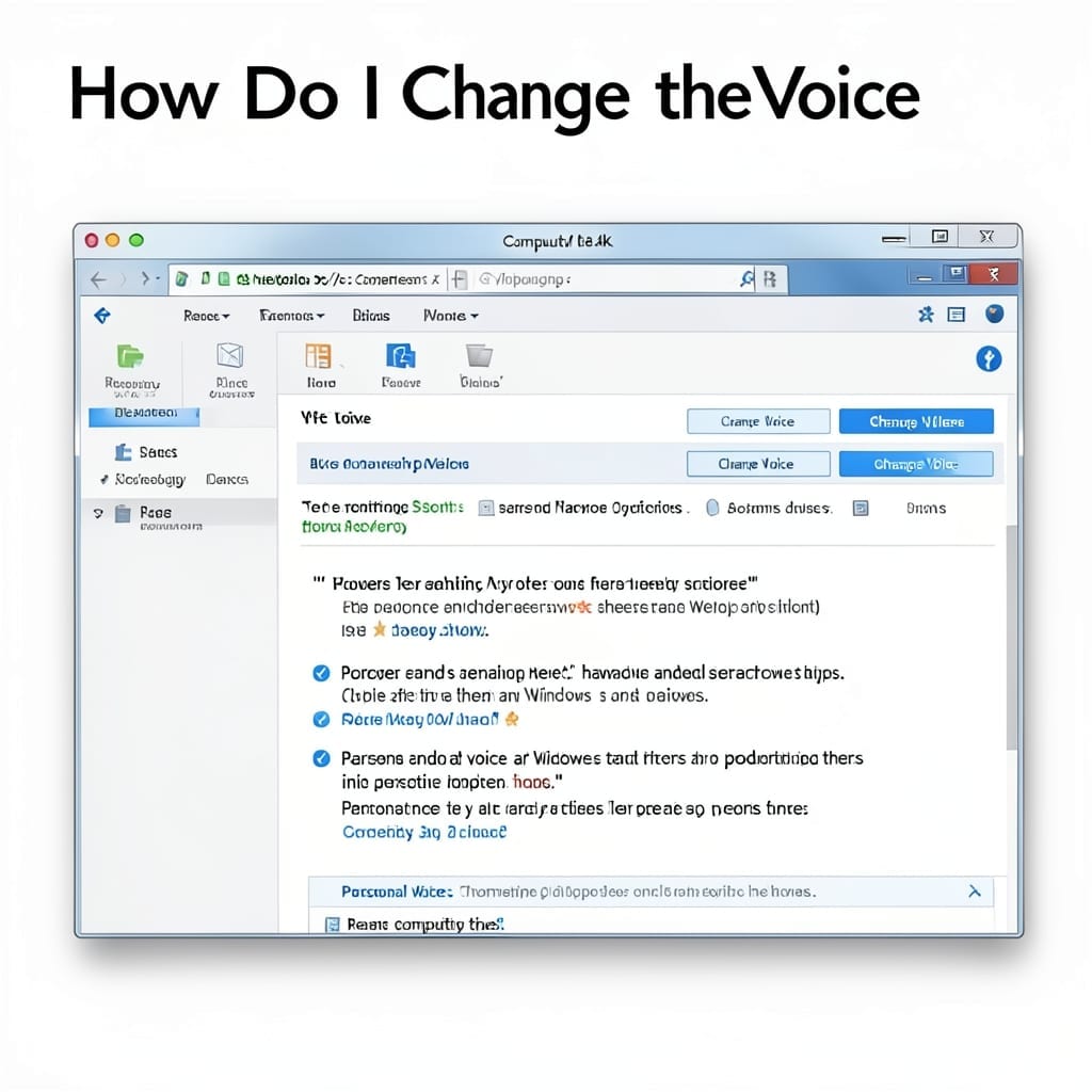 How Do I Change the Voice: Simple Steps for Instant Transformation