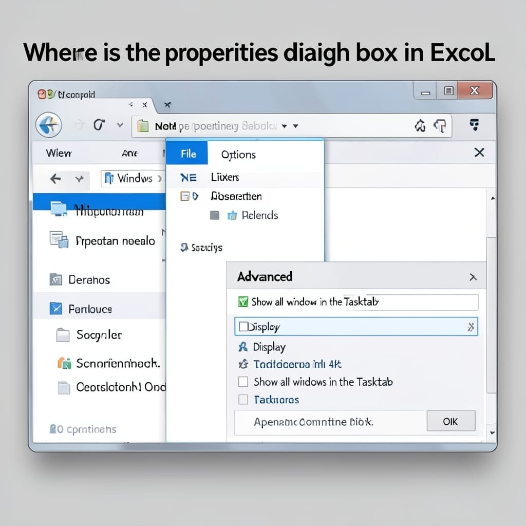 Where Is The Properties Dialog Box In Excel: Quick Access Guide