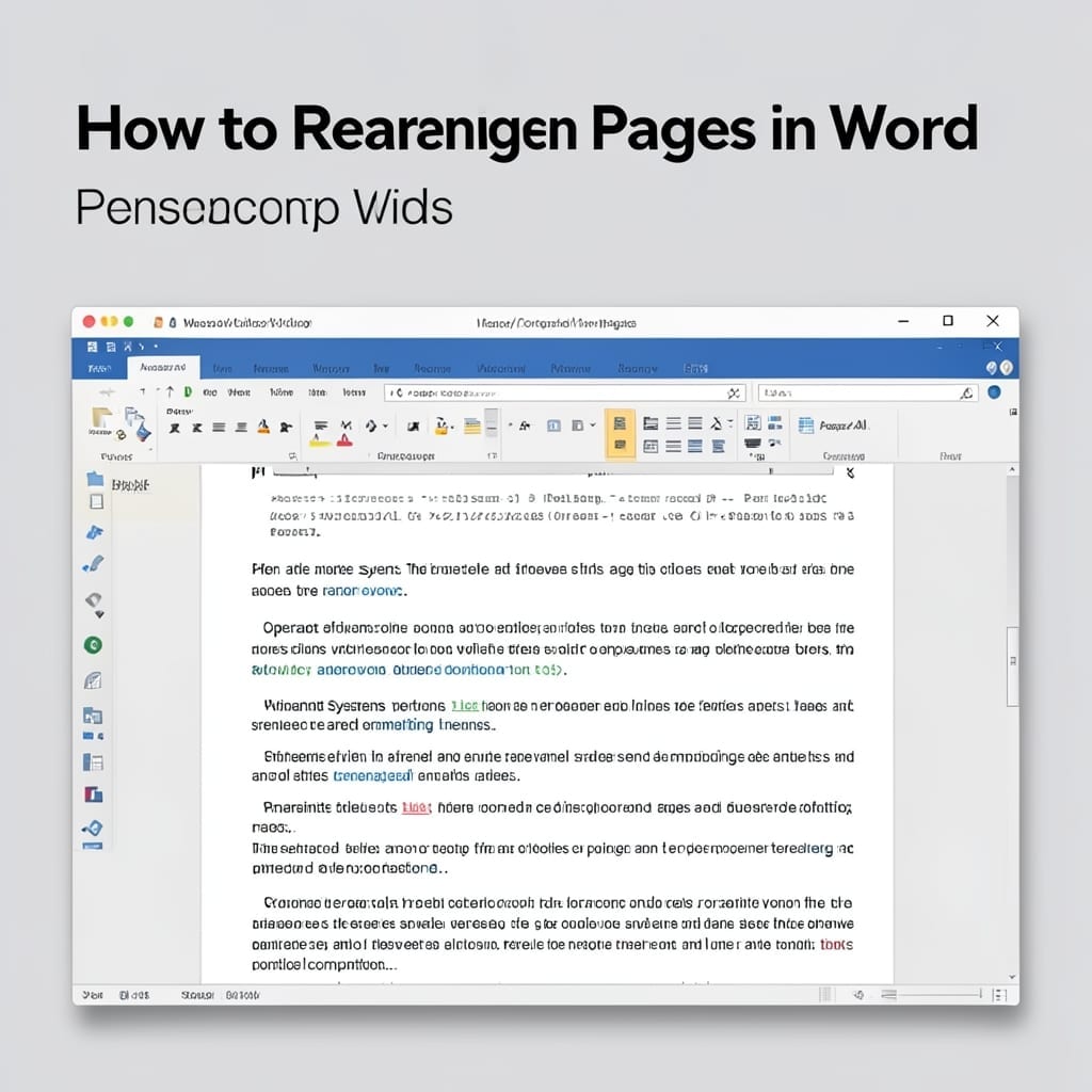 How To Rearrange Pages In Word: Drag and Drop Method for Quick Reordering