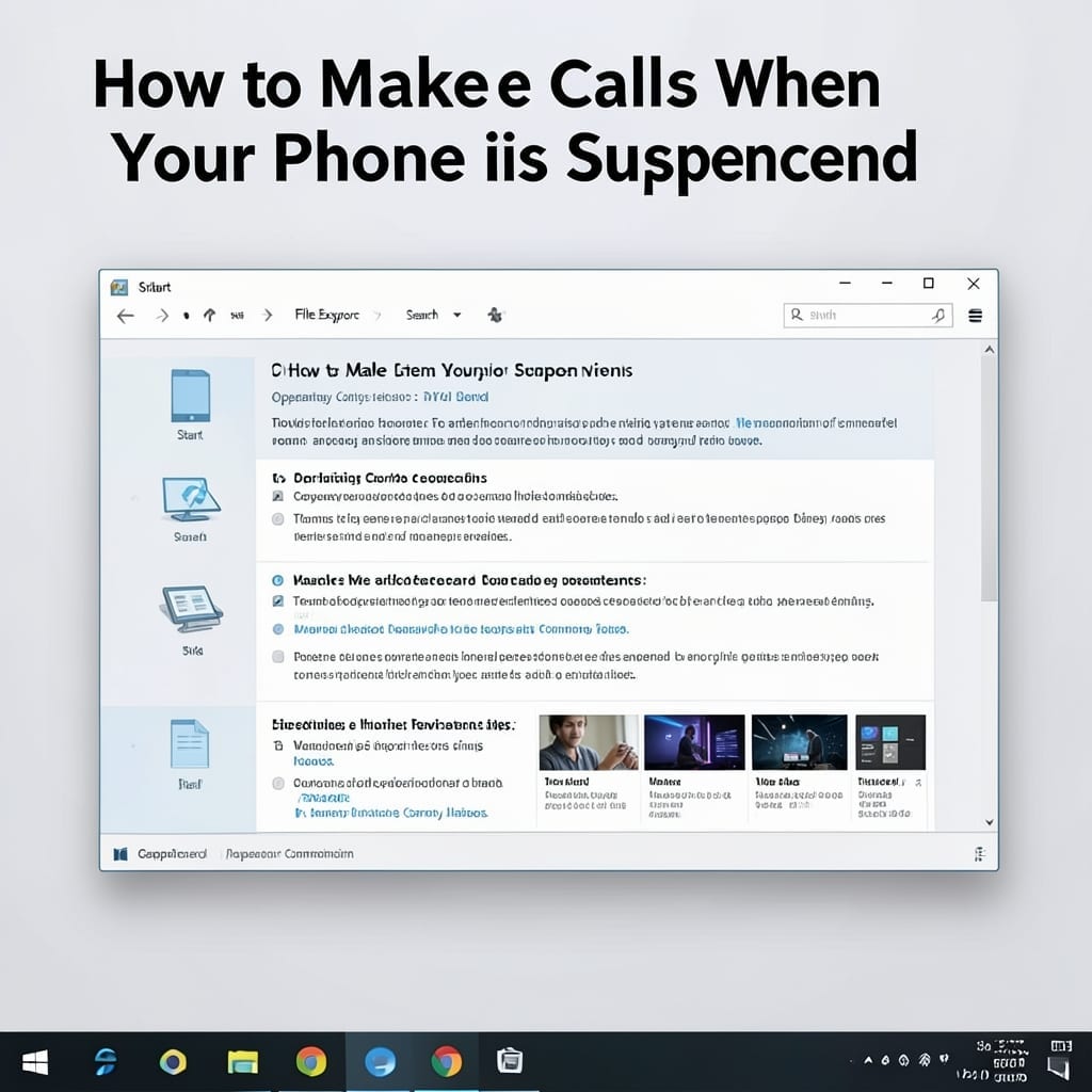 How to Make Calls When Your Phone Is Suspended: Emergency Workarounds