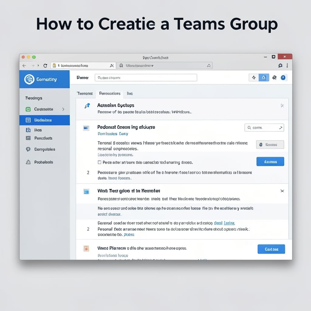 How to Create a Teams Group: Streamlined Collaboration Setup