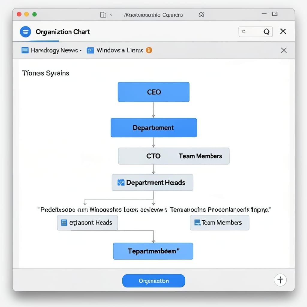 Draw A Simple Organization Chart For Your Organization: Drag-And-Drop Simplicity