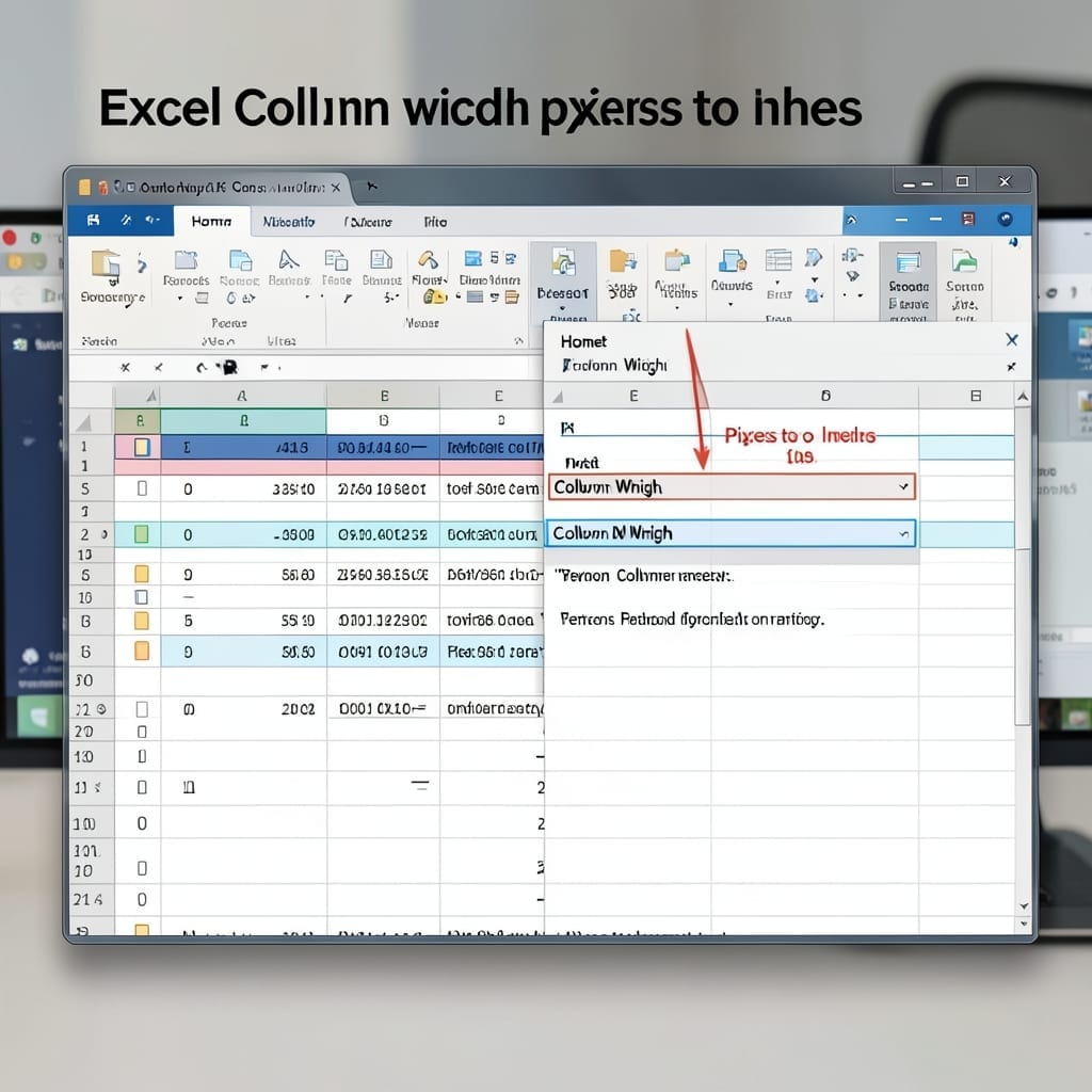 Excel Column Width Pixels to Inches: Quick Conversion Guide