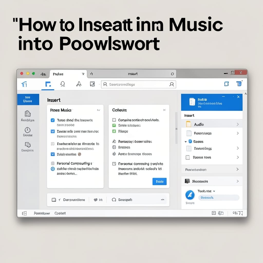 How to Insert Music Into PowerPoint: Seamless Audio for Engaging Slides