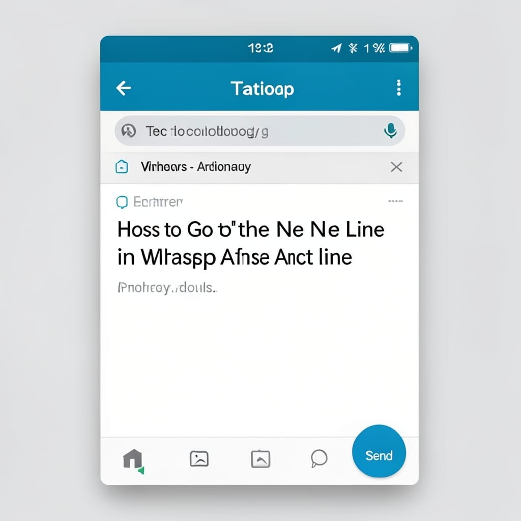 How to Go to Next Line in WhatsApp Android: Keyboard Trick for Perfect Formatting