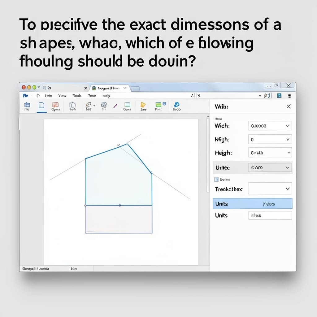 To Specify The Exact Dimensions Of A Shape, Which Of The Following Should Be Done: Precision Measurement Techniques