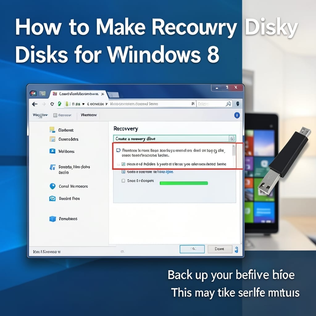How to Make Recovery Disks for Windows 8: Step-by-Step System Backup Guide