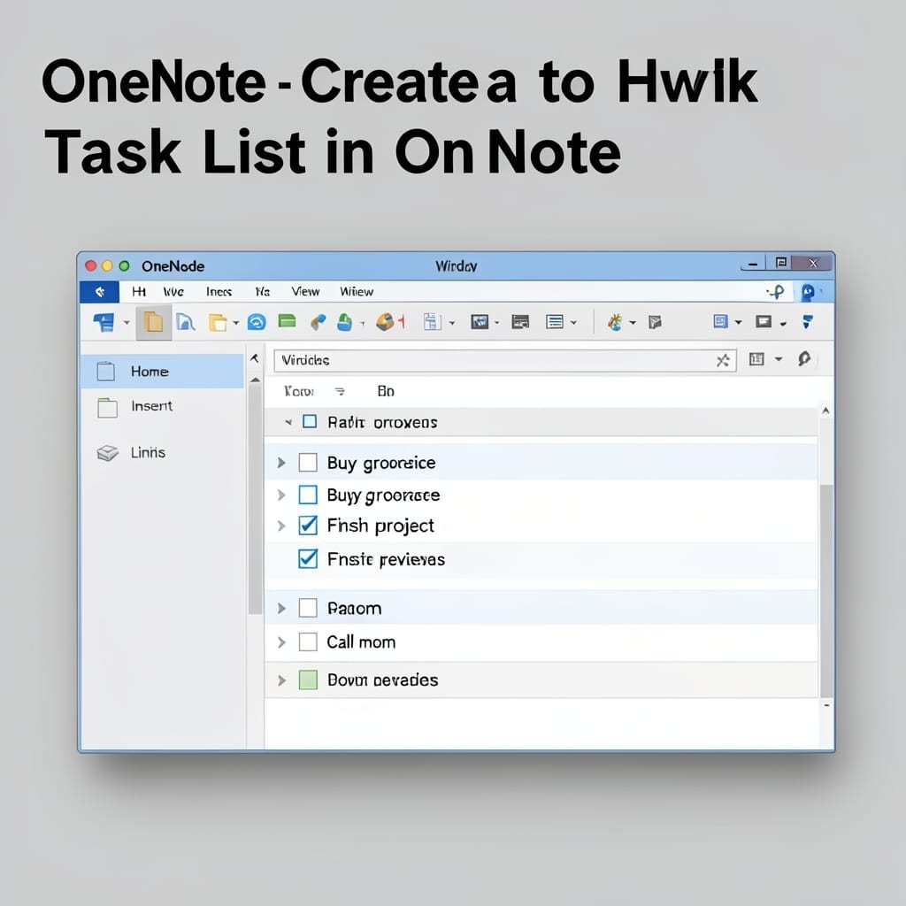 How To Create A Task List In OneNote: Streamlined Productivity in 4 Steps