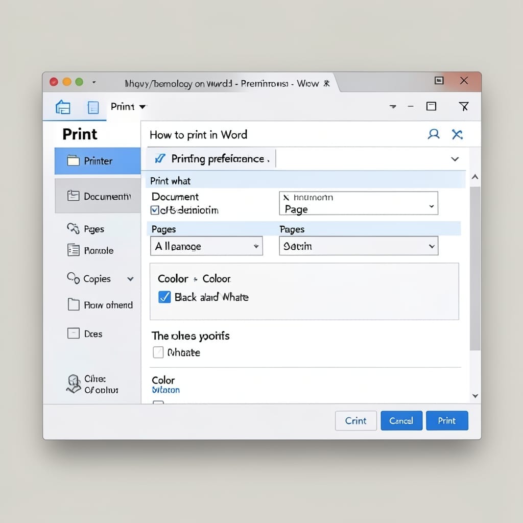 How To Print In Color On Word: Step-By-Step Guide for Vivid Output