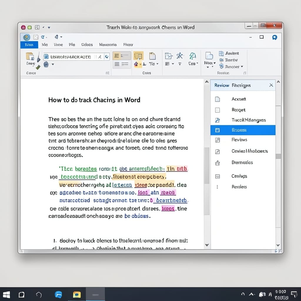 How to Do Track Changes in Word: Step-by-Step Editing Mastery