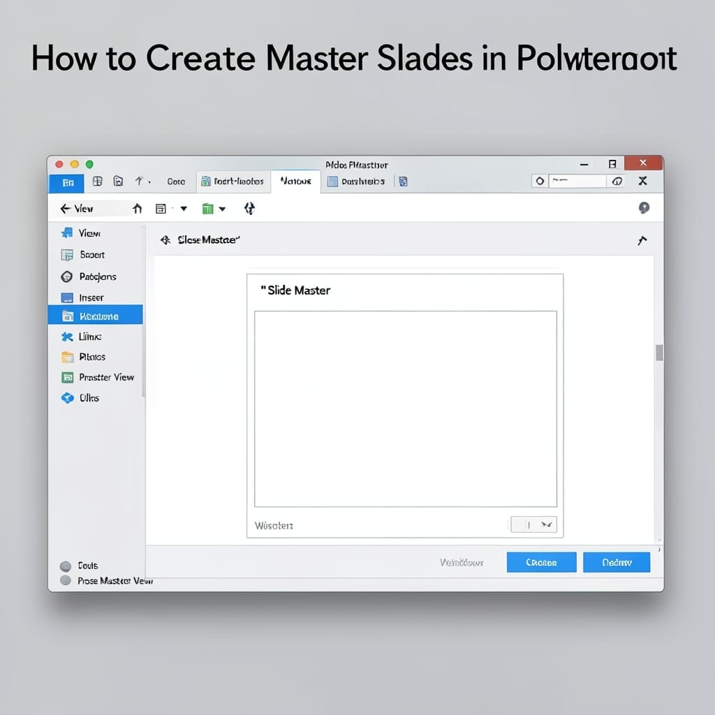 How to Create Master Slides in PowerPoint: Consistent Design Across All Slides