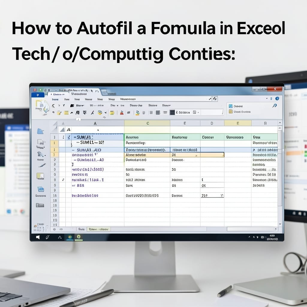 How to Autofill a Formula in Excel: Time-Saving Spreadsheet Trick