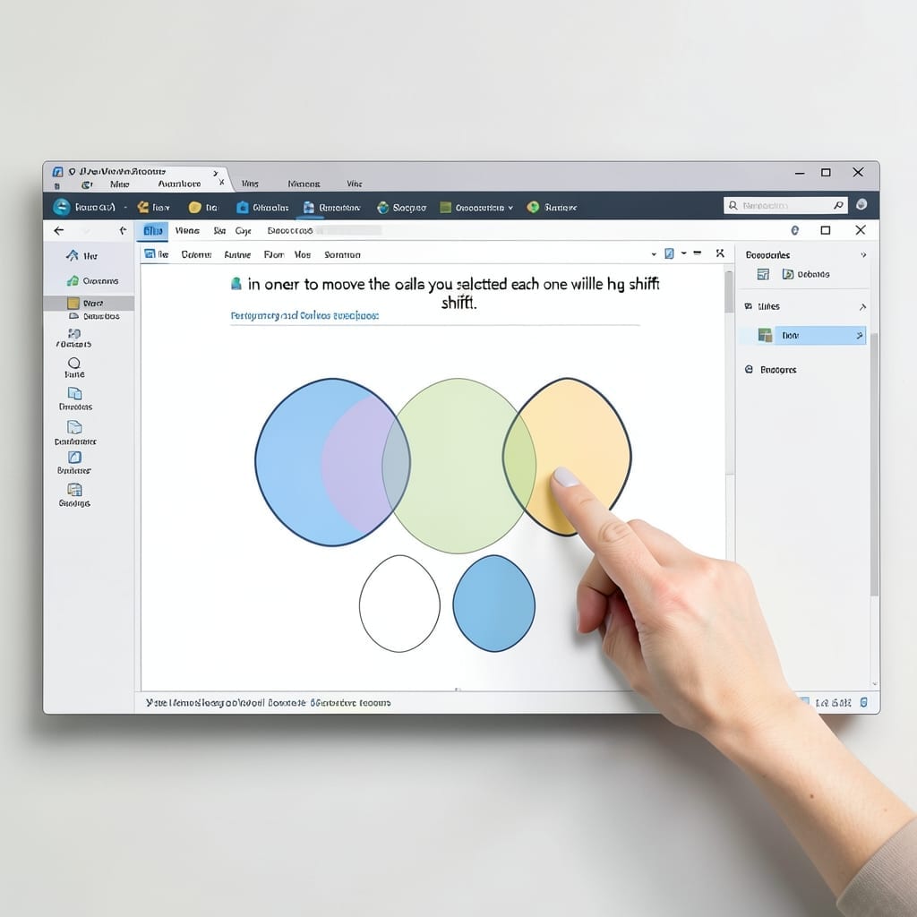 In Order to Move the Ovals You Selected Each One While Holding Shift: Batch Selection Trick