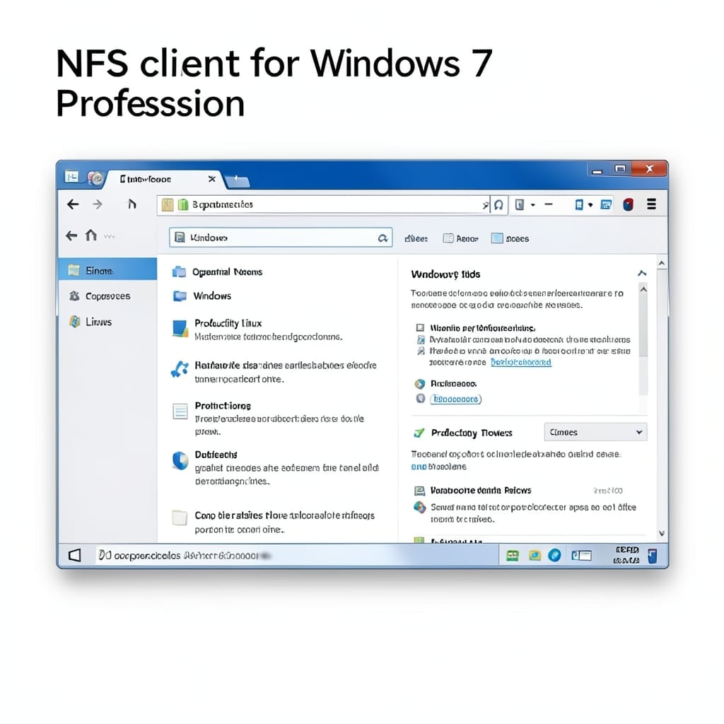 NFS Client for Windows 7 Professional: Step-by-Step Setup Guide