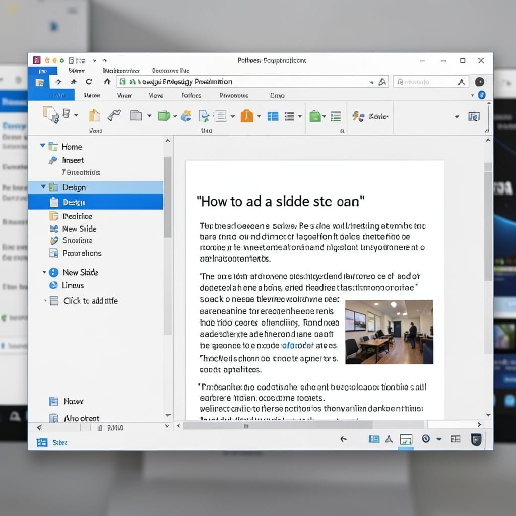 How To Add A Slide To An Existing PowerPoint Presentation: Simple Click And Insert Method
