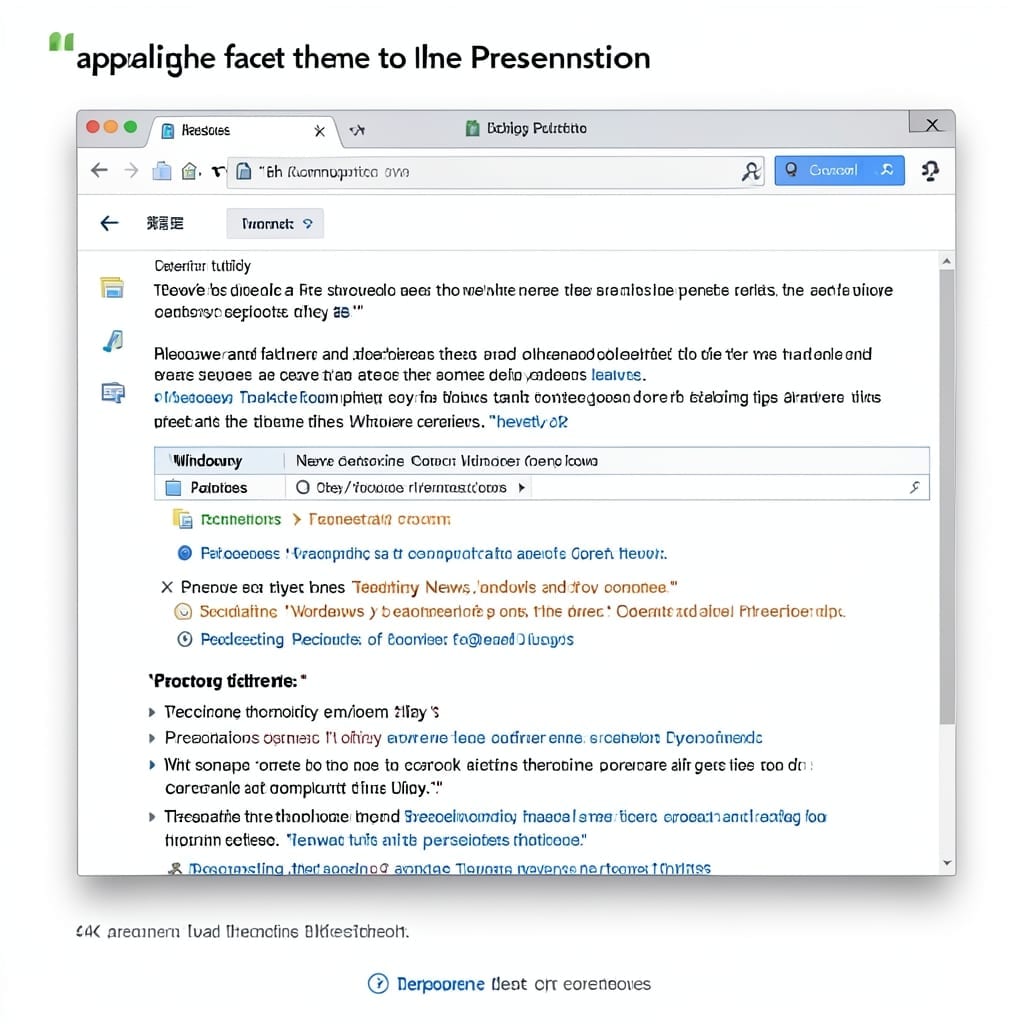 Apply the Facet Theme: Professional Slide Design Made Simple