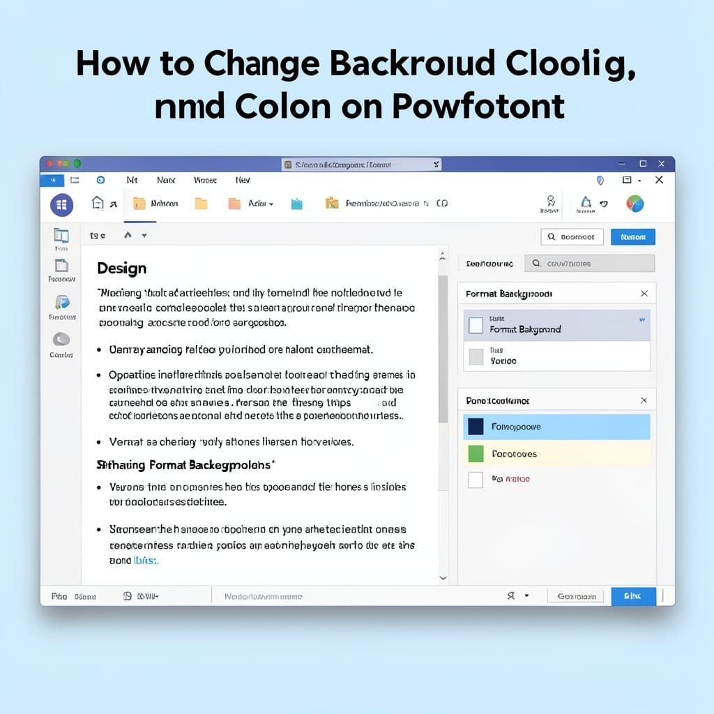 How to Change Background Color on PowerPoint: Custom Design in Seconds
