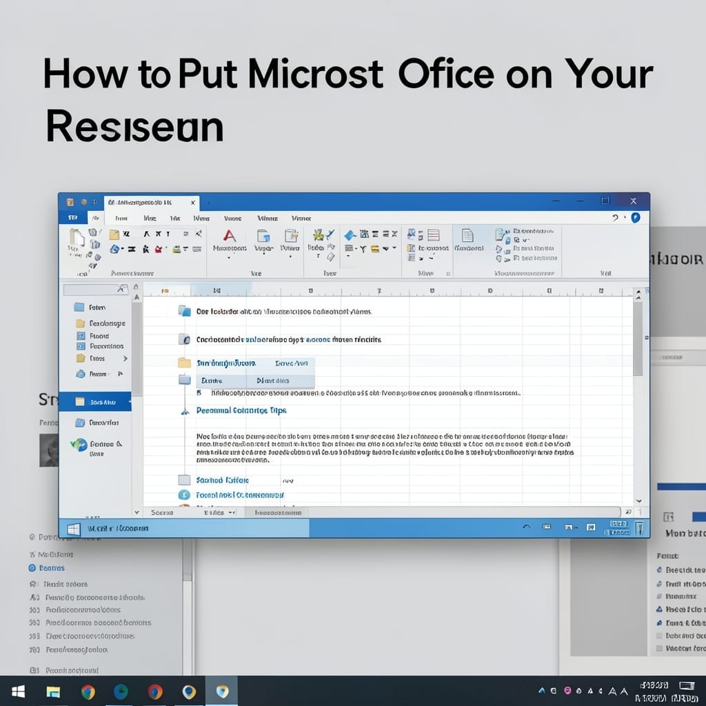 How to Put Microsoft Office on Resume: Professional Formatting Tips
