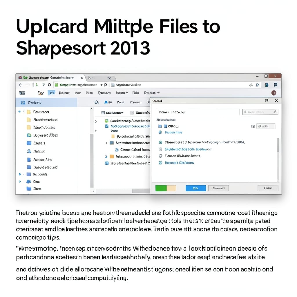 Upload Multiple Files to SharePoint 2013: Bulk Upload Method for Efficiency