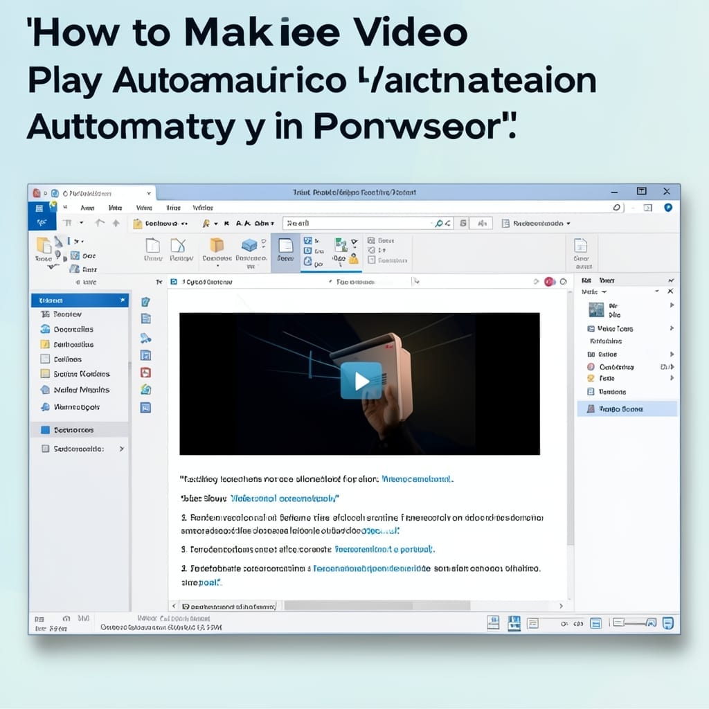 How To Make Video Play Automatically In Powerpoint: Seamless Presentation Setup