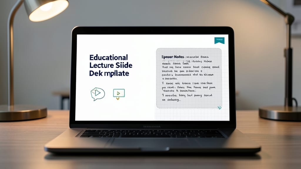 Educational Lecture Slide Deck Template