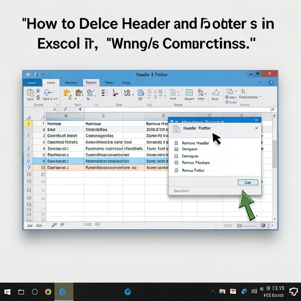 How To Delete Header And Footer In Excel: Simple Steps For Cleaner Sheets